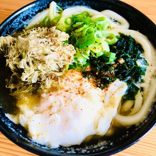 二日酔いに〜☆昆布うどん